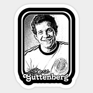 Steve Guttenberg / 80s Aesthetic Movie Lover Gift Design Sticker